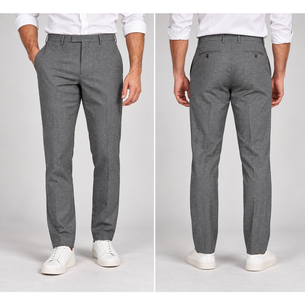 Banana Republic Marzotto Italian Fabric Slim Traveler Textured Trouser Pants — Size 33x32 // Preowned