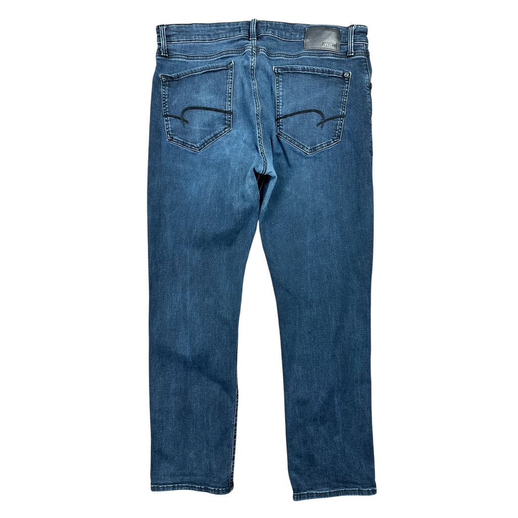Mavi Zach Straight Leg Jeans in Dark Blue — Size 36x30 // Preowned