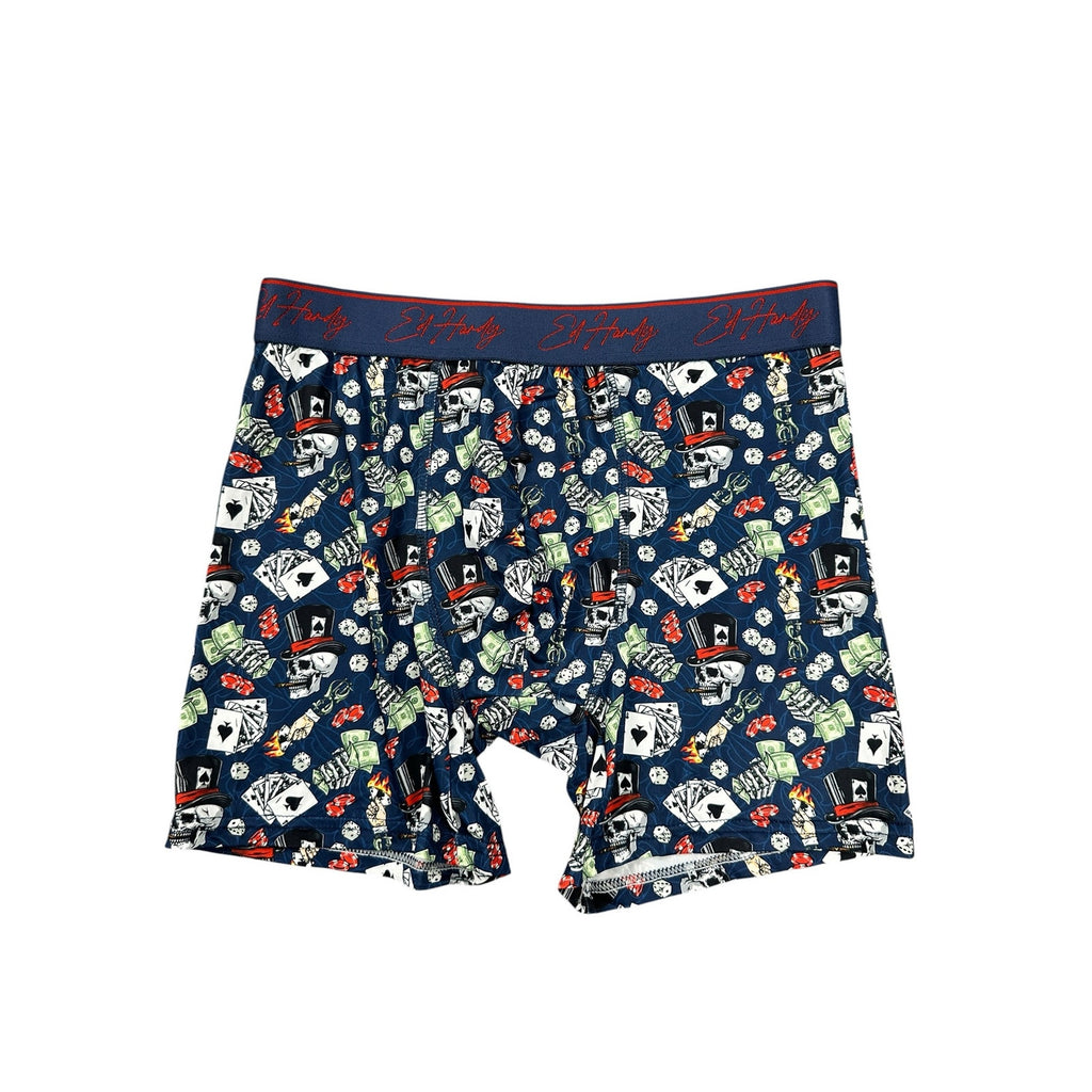 Ed Hardy Performance Boxer Briefs 4-Pack — Size Medium