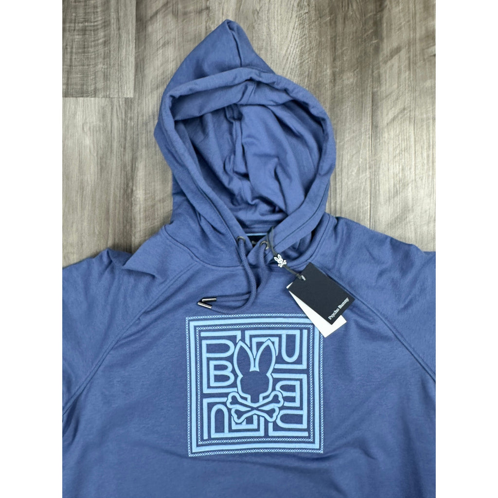 Psycho Bunny Gio Embroidered Pullover Hoodie — Size XL