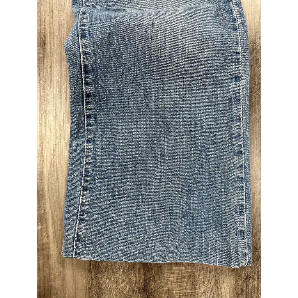 Armani Jeans Vintage 90s Y2K Eagle Logo Indigo 003 Series Bootcut Jeans in Blue — Size 32 // Preowned