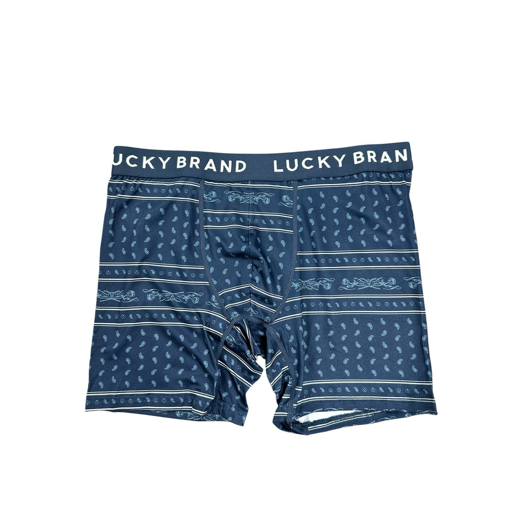 Lucky Brand Essential Soft Contour Pouch Boxer Briefs 4-Pack — Size Large