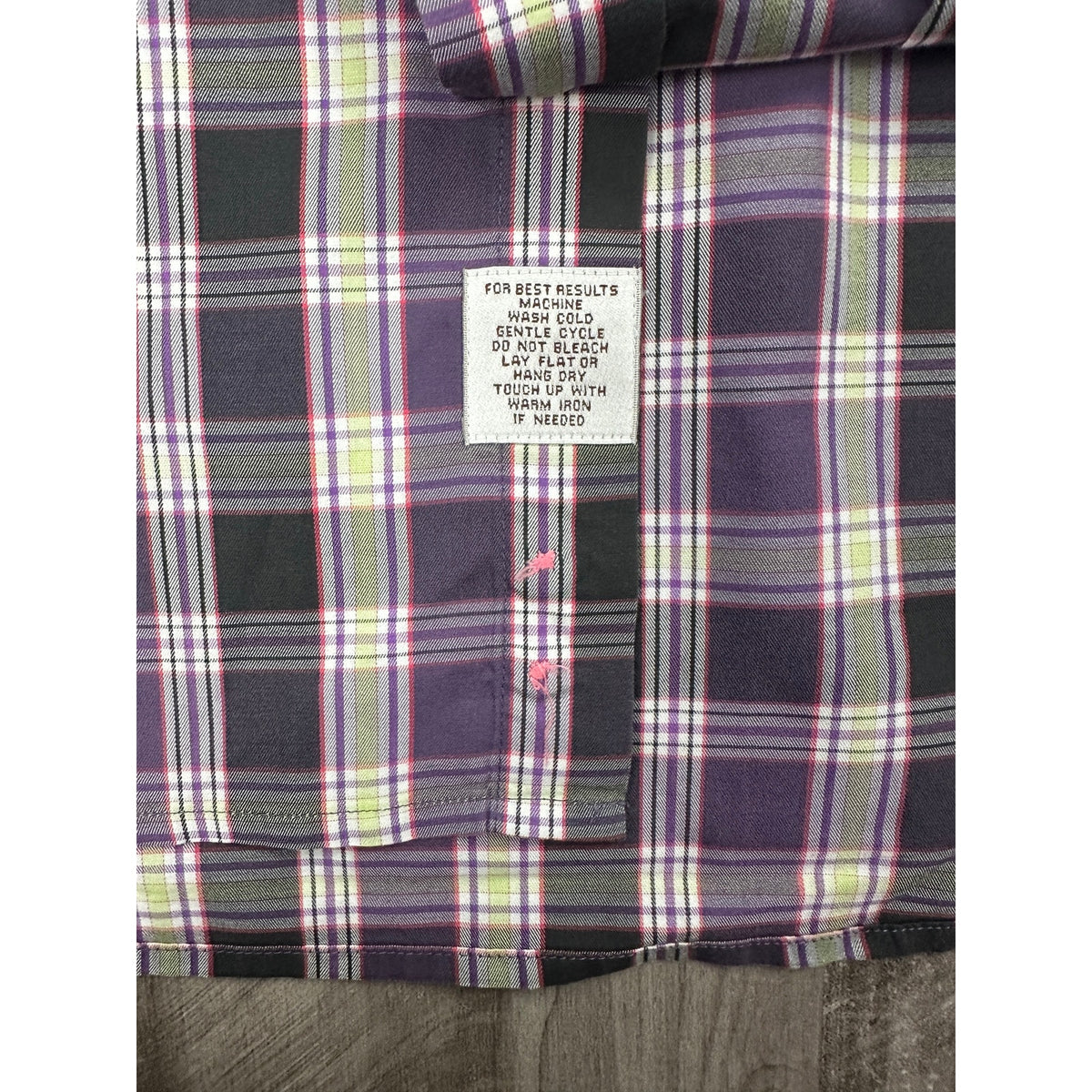 Peter Millar Crown Collection Plaid Long Sleeve Button Down Shirt — Size Large // Preowned
