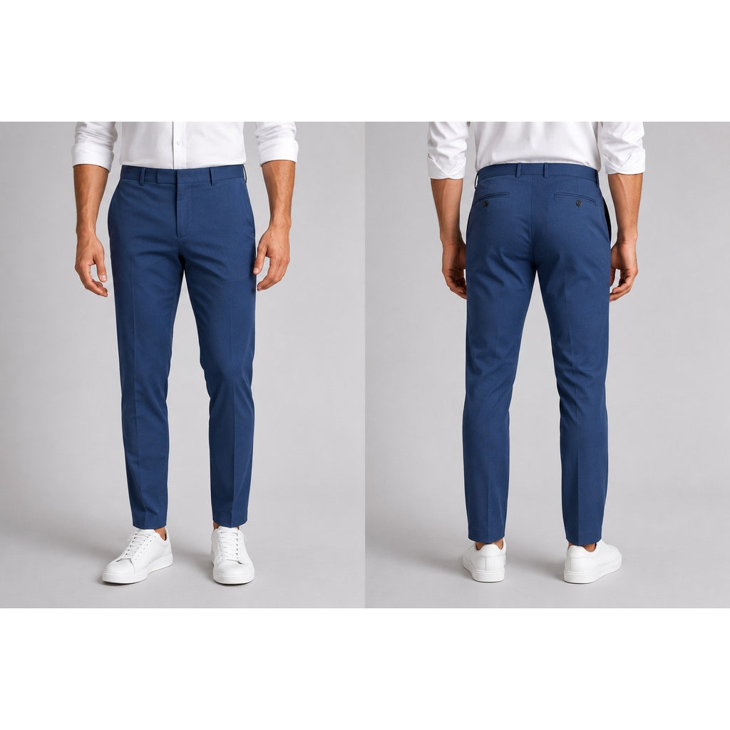 Bonobos Weekday Warrior Monday Slim Taper Chino Dress Pants in Navy — Size 46x32