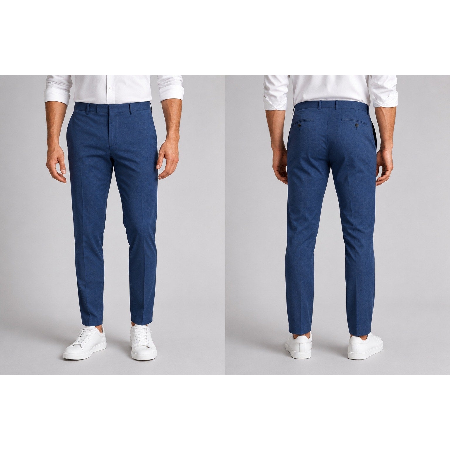 Bonobos Weekday Warrior Monday Slim Taper Chino Dress Pants in Navy — Size 46x32