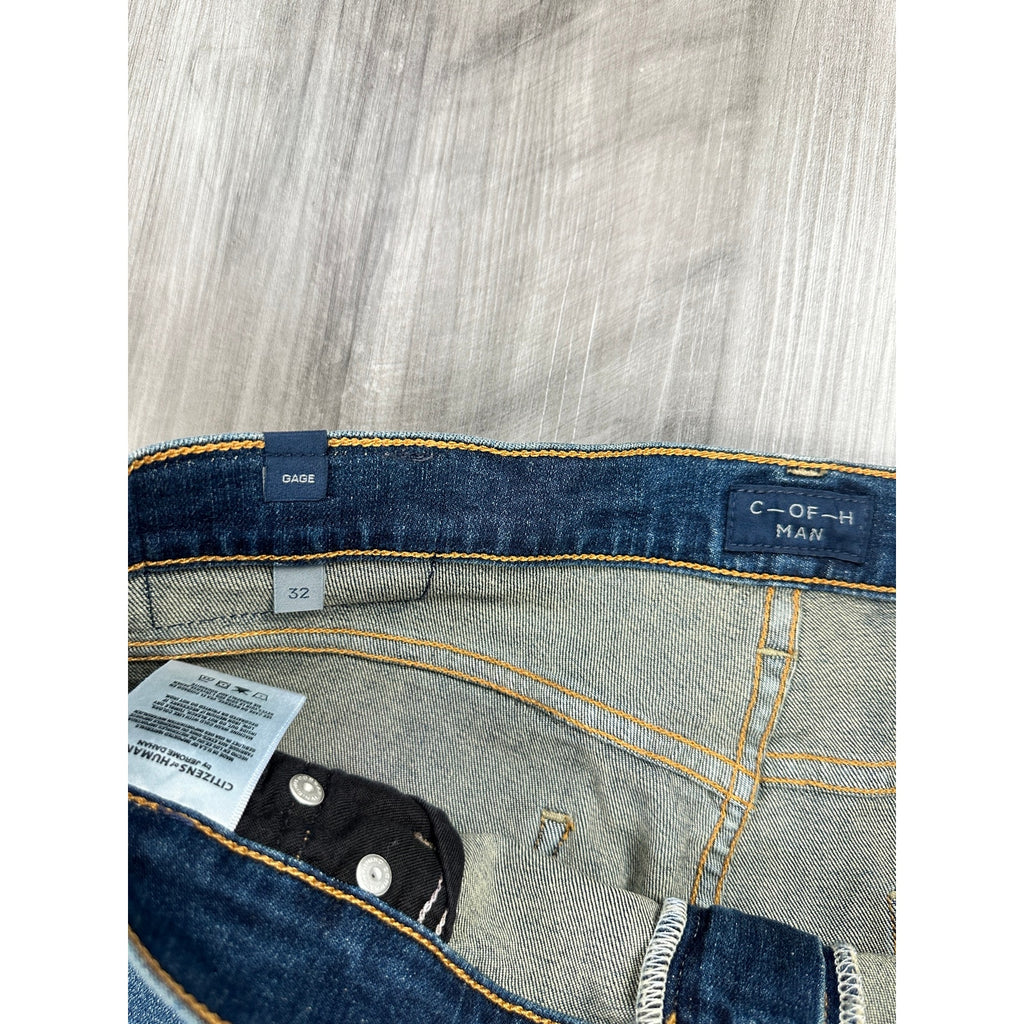 Citizens of Humanity Gage Slim Straight Jeans in Blue — Size 32 // Preowned