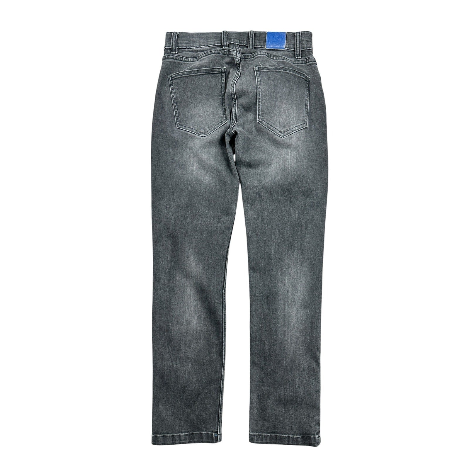 Mugsy Mags Modern Slim Straight Stretch Jean in Washed Black — Size 30x30 // Preowned