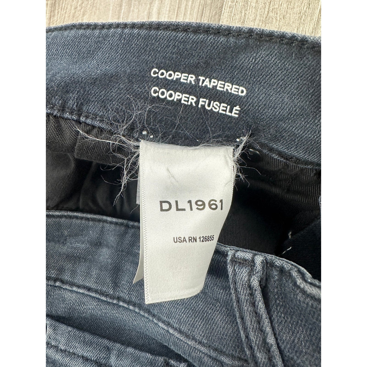 DL1961 Cooper Tapered Slim Jeans — Size 34x34