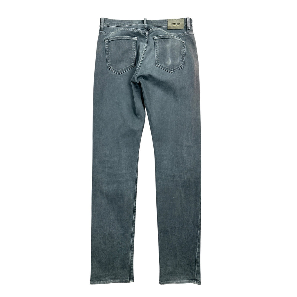 Baldwin Henley Slim Straight Jeans in Gray — Size 32 // Preowned
