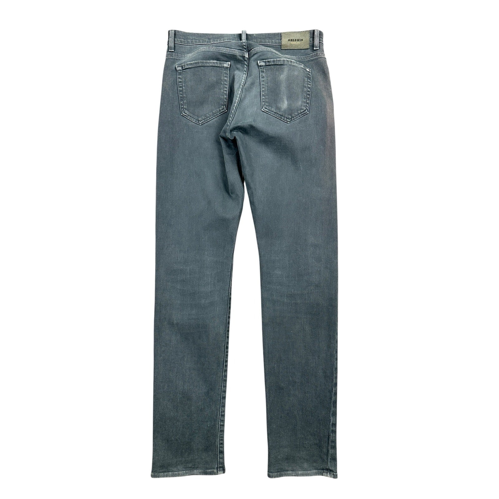 Baldwin Henley Slim Straight Jeans in Gray — Size 32 // Preowned