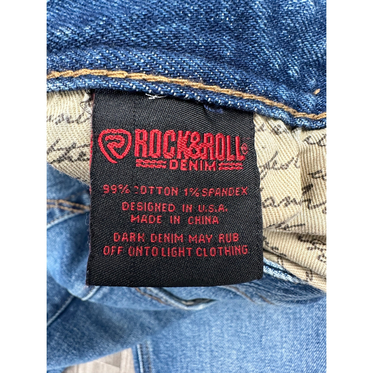 Rock & Roll Denim Vintage '46 Revolver Slim Straight Jeans — Size 30x34 // Preowned