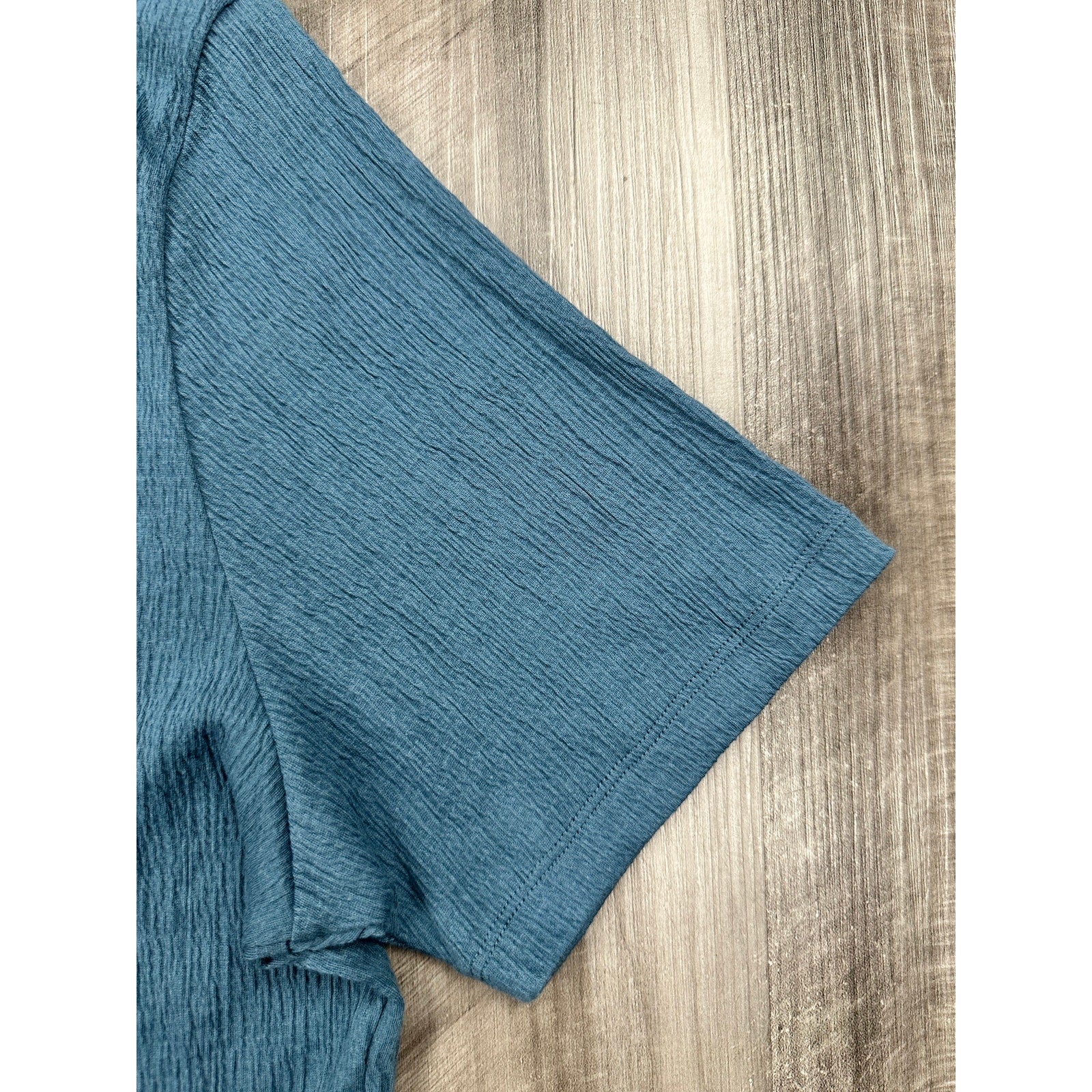Robert Barakett Basil Road Short Sleeve Open Collar Polo in Ocean View — Size XL