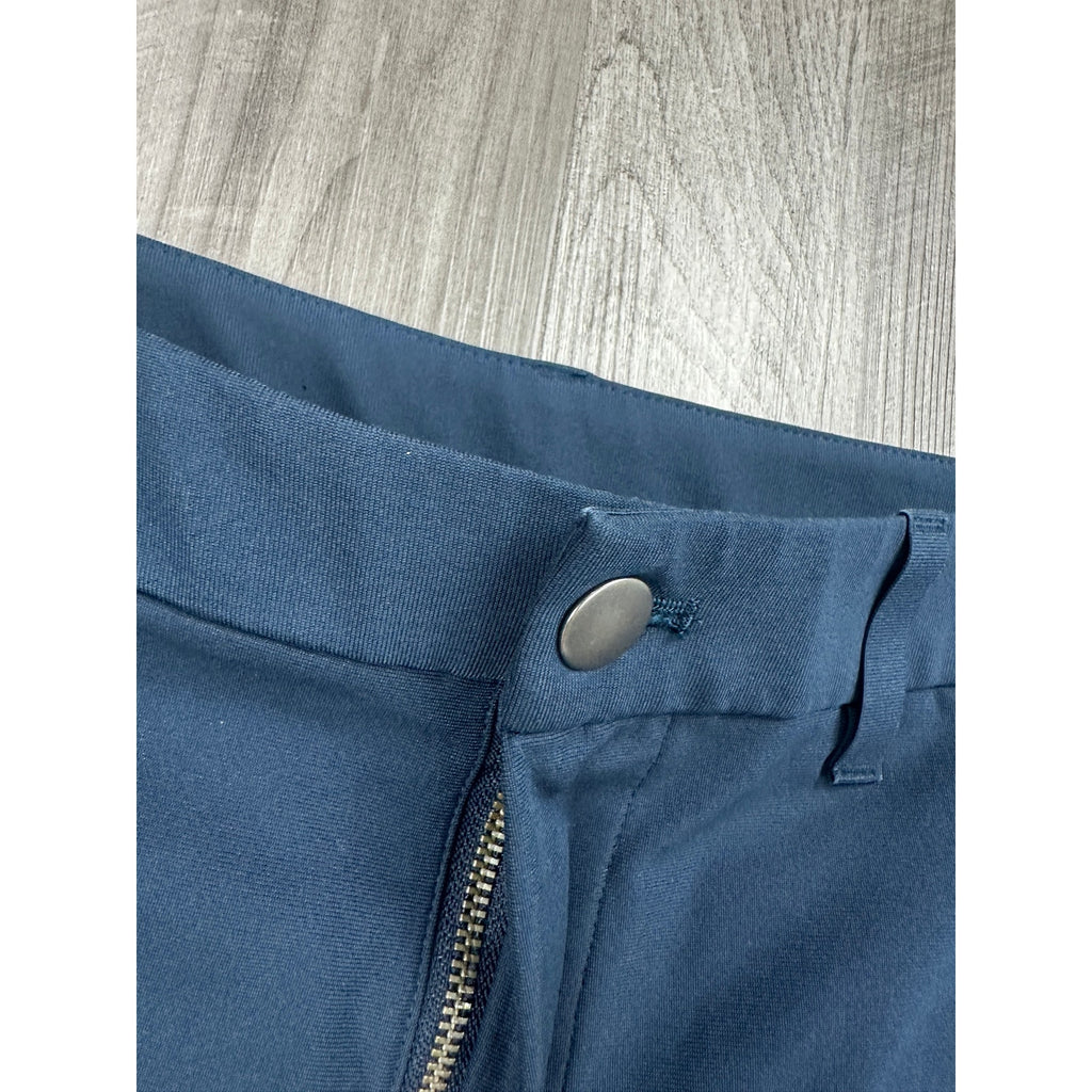 Lululemon ABC Slim Fit Warpstreme Trouser Chino Pants in Navy — Size 33 // Preowned