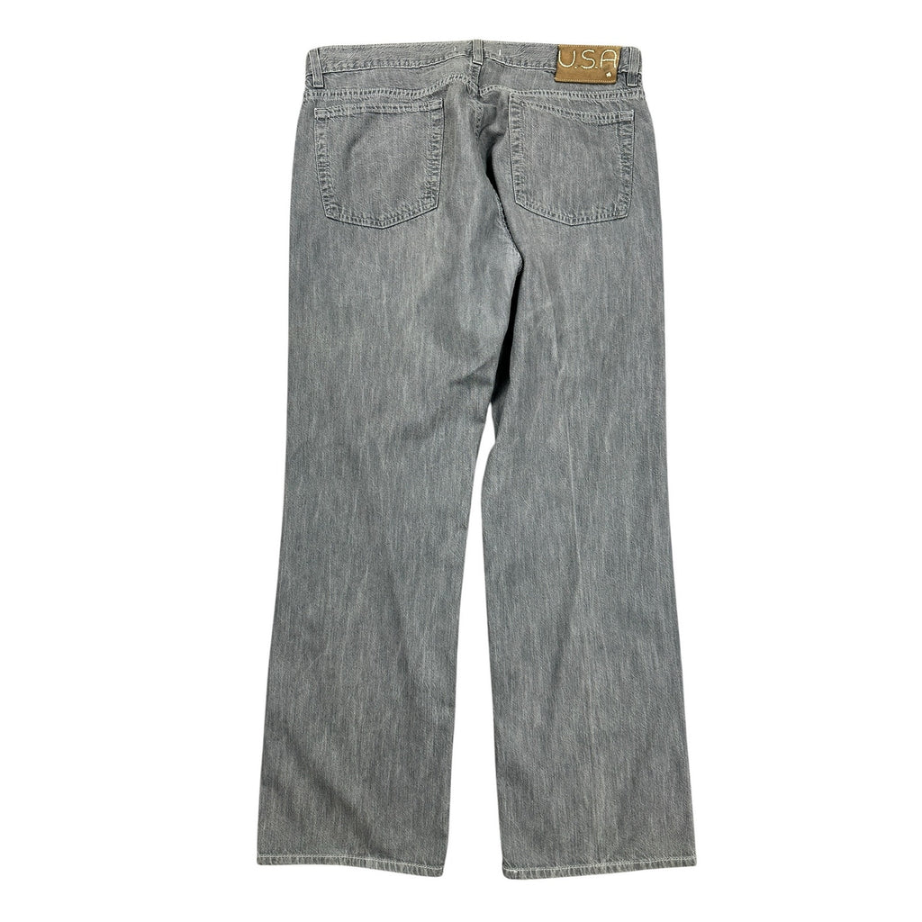John Varvatos Star USA Authentic Fit Straight Leg Jean in Gray Wash — 36x30