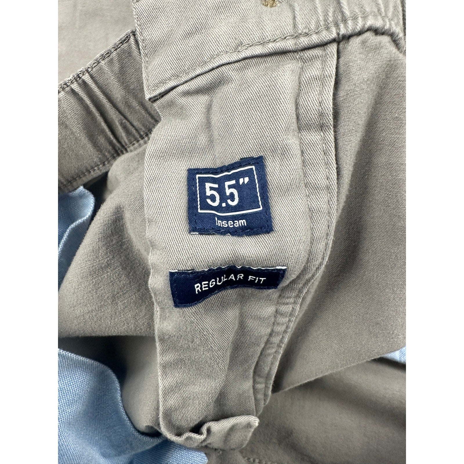 Chubbies 5.5-Inch Elastic Waist Chino Shorts in Gray Khaki — Size XL // Preowned
