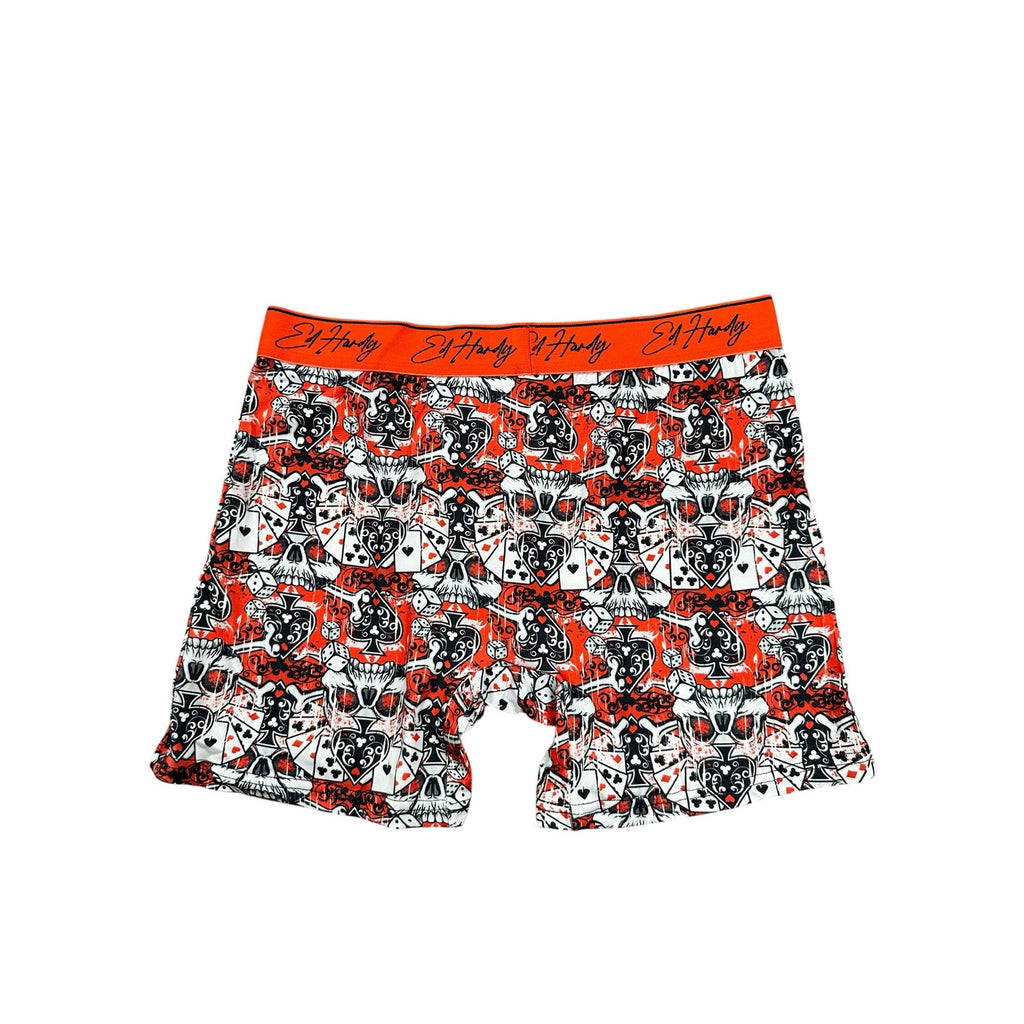 Ed Hardy Performance Boxer Briefs 4-Pack — Size Medium