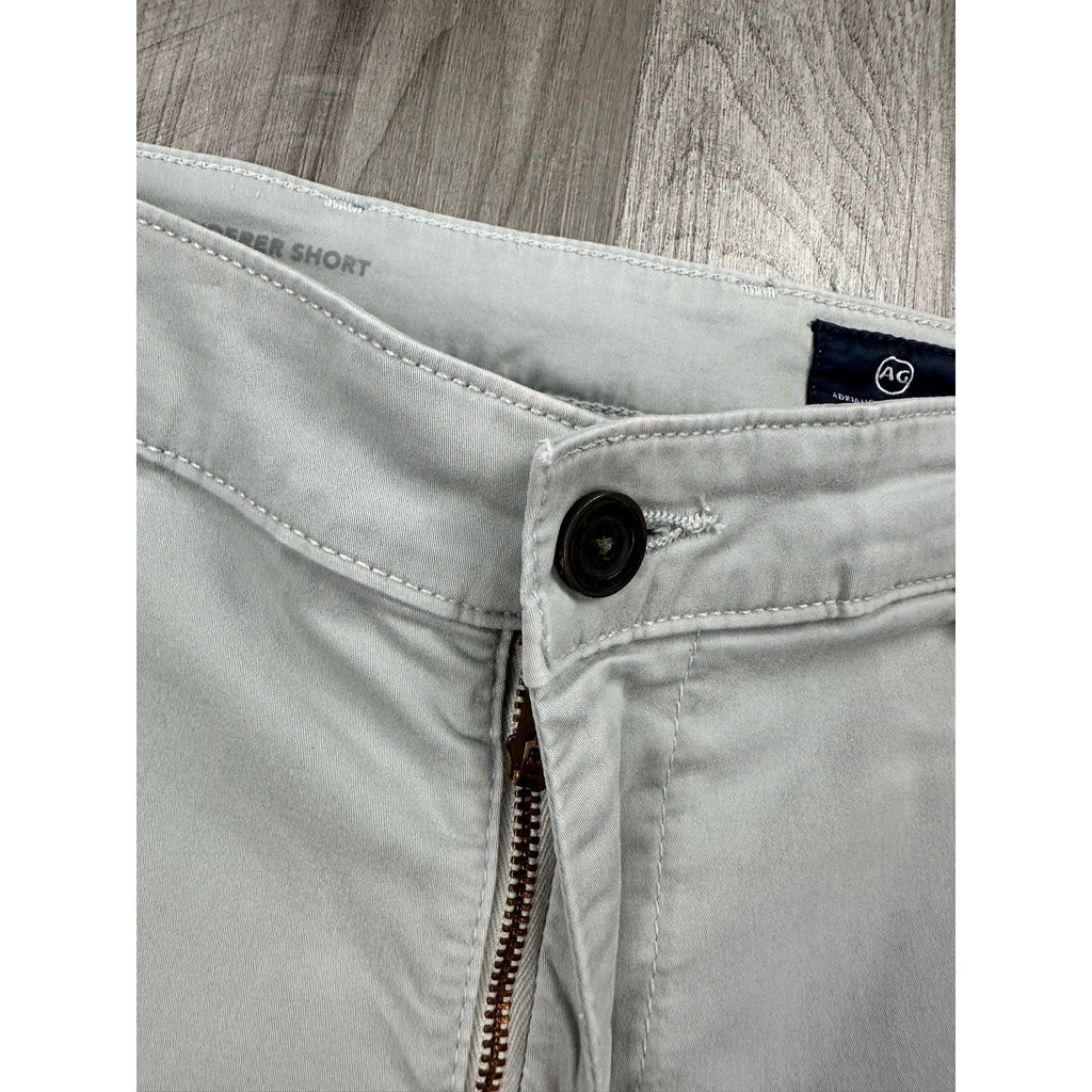 AG Adriano Goldschmied The Wanderer Slim Trouser Chino Shorts in Gray — Size 32R // Preowned