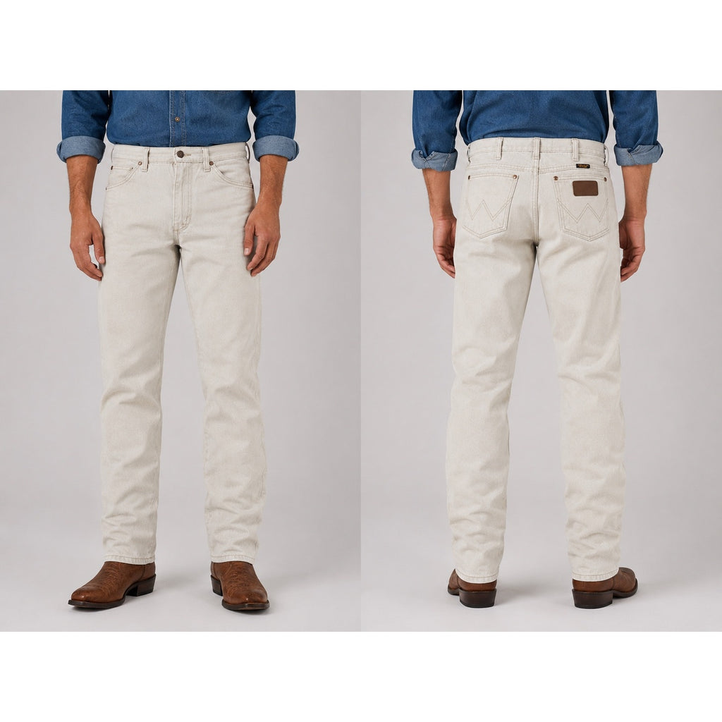 Wrangler Cowboy Cut Slim Fit Jean in Tan — Size 32x34 // Preowned