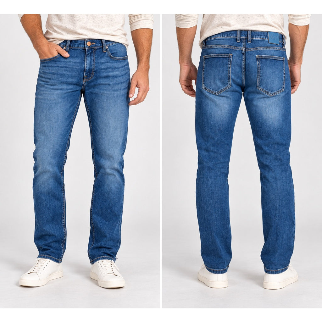 Mugsy Hamms Classic Straight Leg Stretch Jeans — Size 38x30 // Preowned