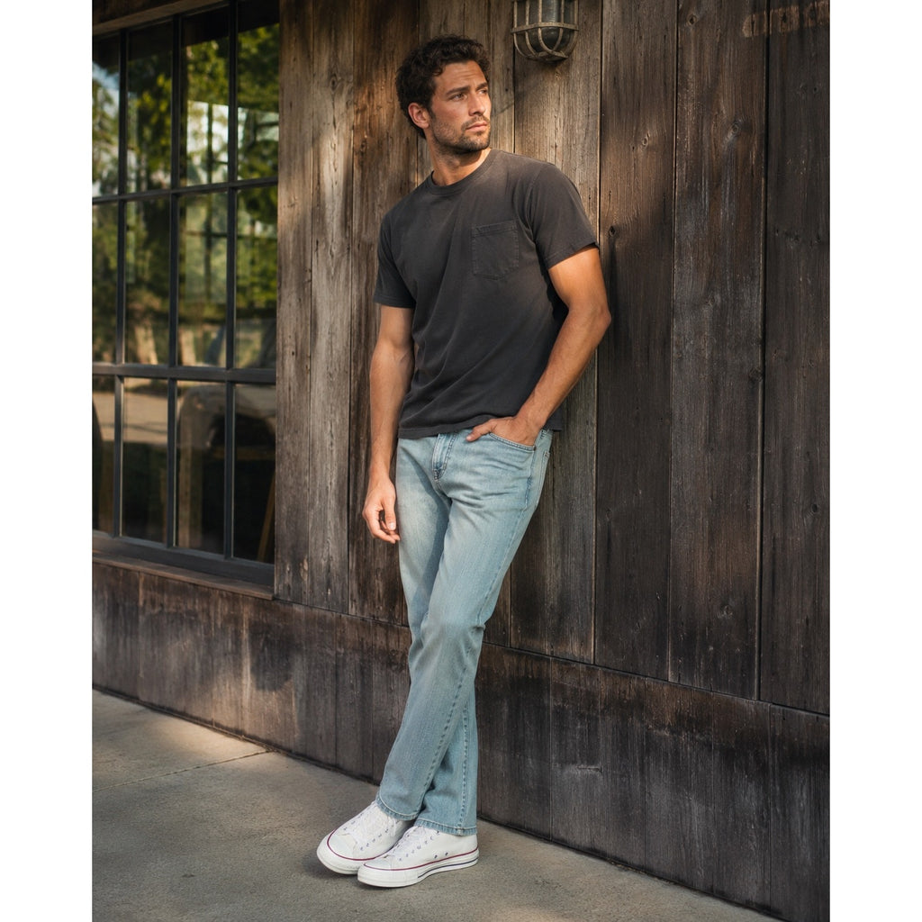 Fidelity Impala Slim Straight Jeans Emerson Blue — Size 33