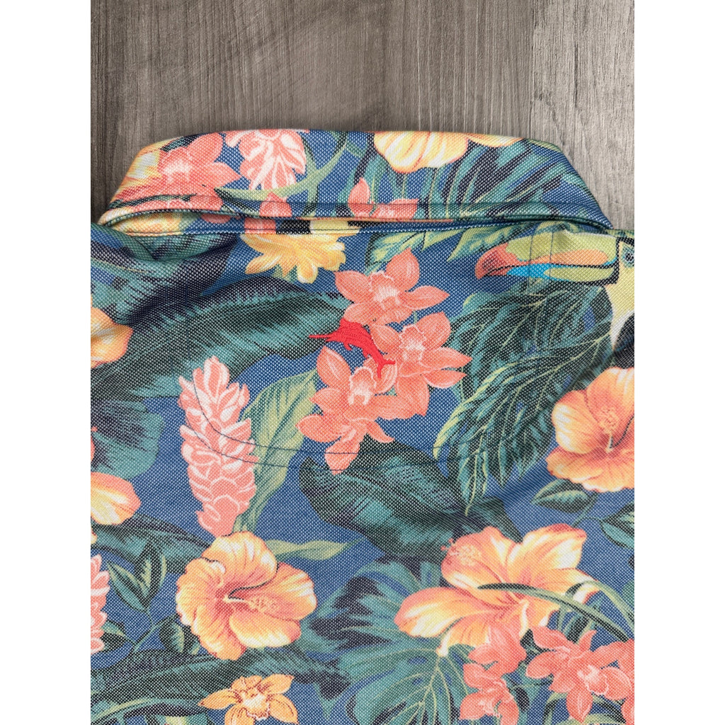 Tommy Bahama Toucan Paradise IslandZone Polo — Size XL