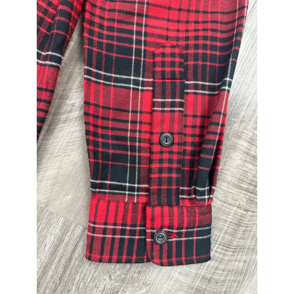 Polo Ralph Lauren Brushed Classic Fit Performance Plaid Long Sleeve Button Down Camp Shirt — Size Large