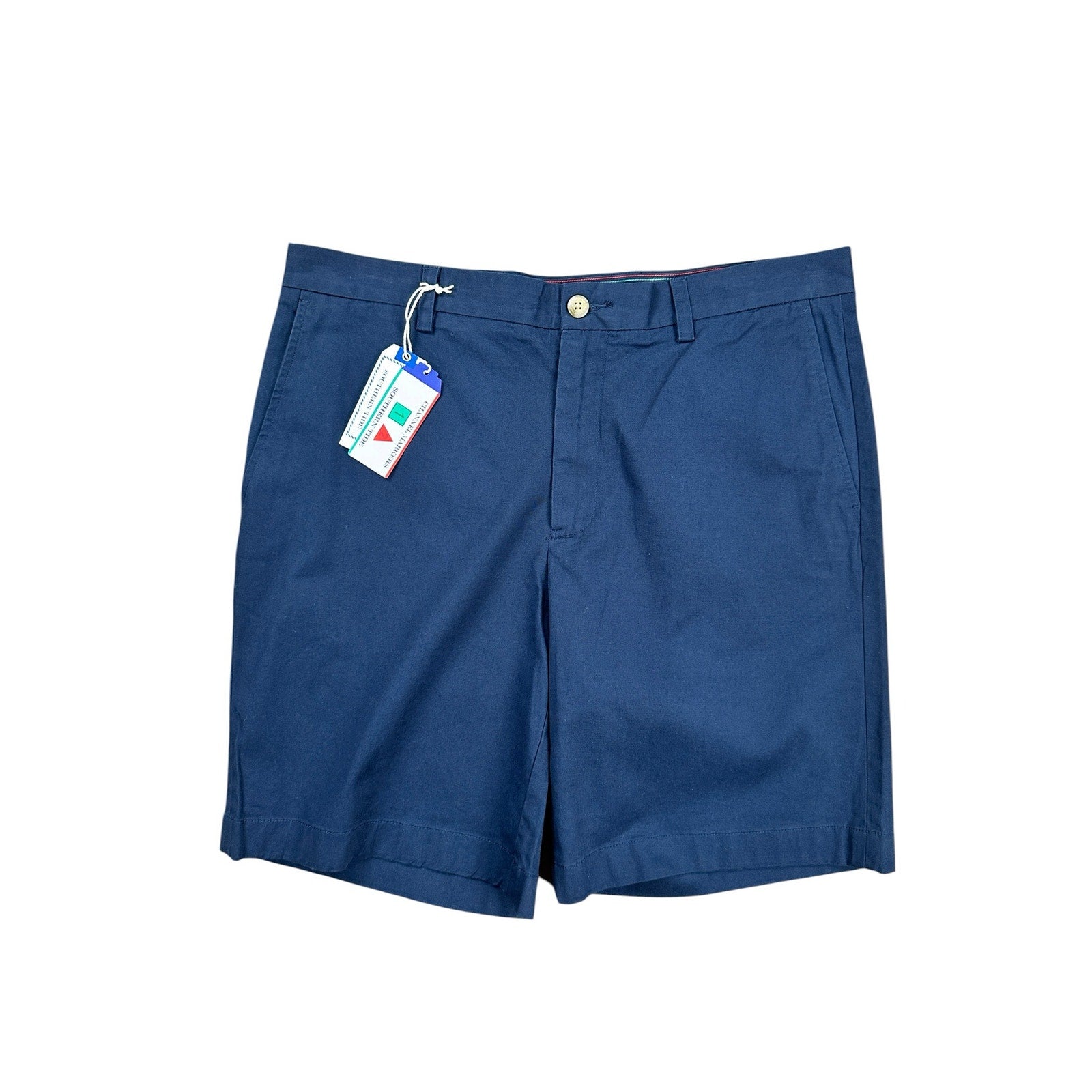 Southern Tide 9-Inch Channel Marker Chino Shorts in Navy — Size 36