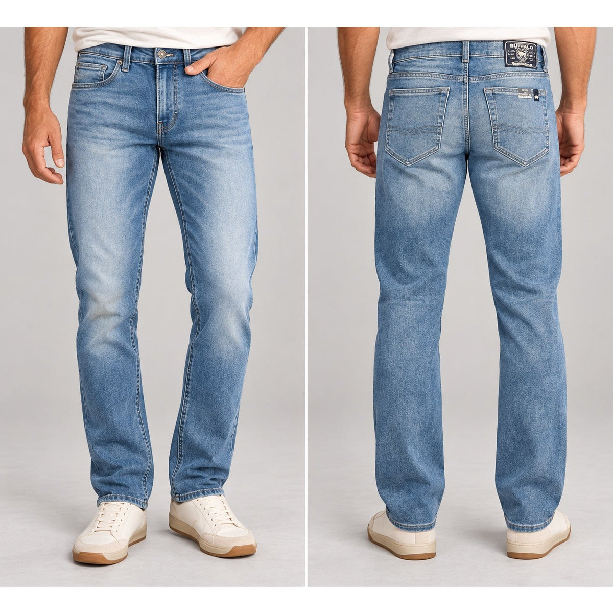 Buffalo David Bitton Straight Six Freedom Flex Jeans — Size 30x32
