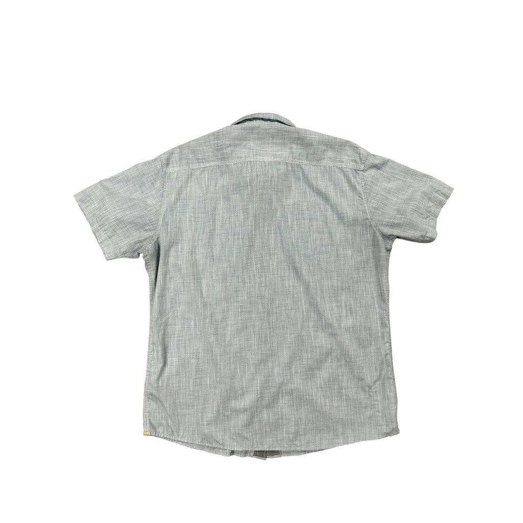 Kuhl Karib Short Sleeve Button Down in Blue Gray and White — Size XL // Preowned