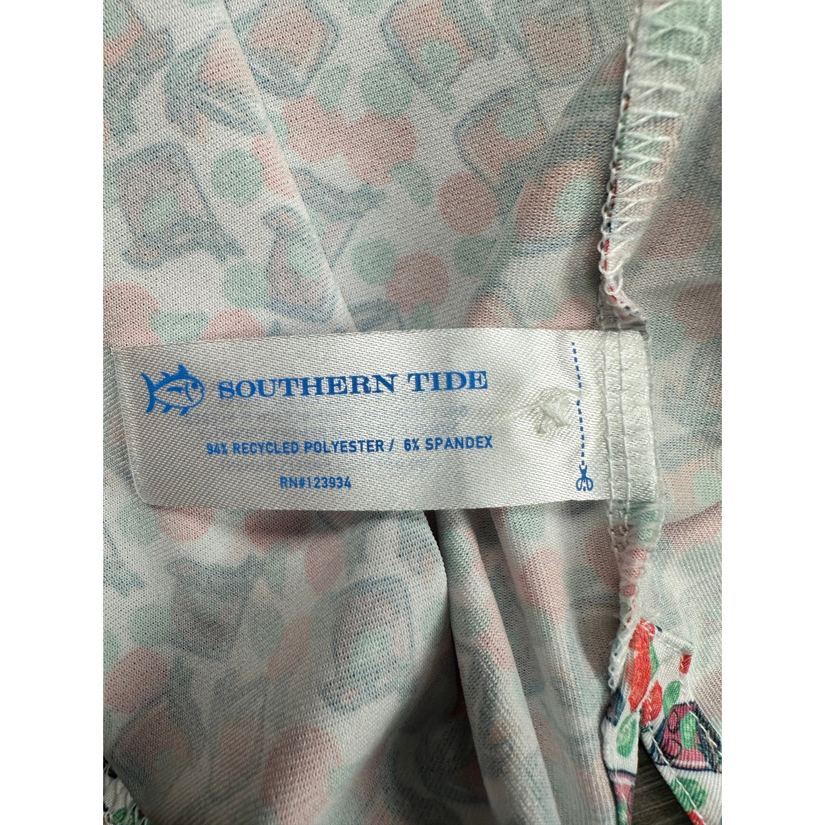 Southern Tide Driver Paloma Paradise Polo — Size Small