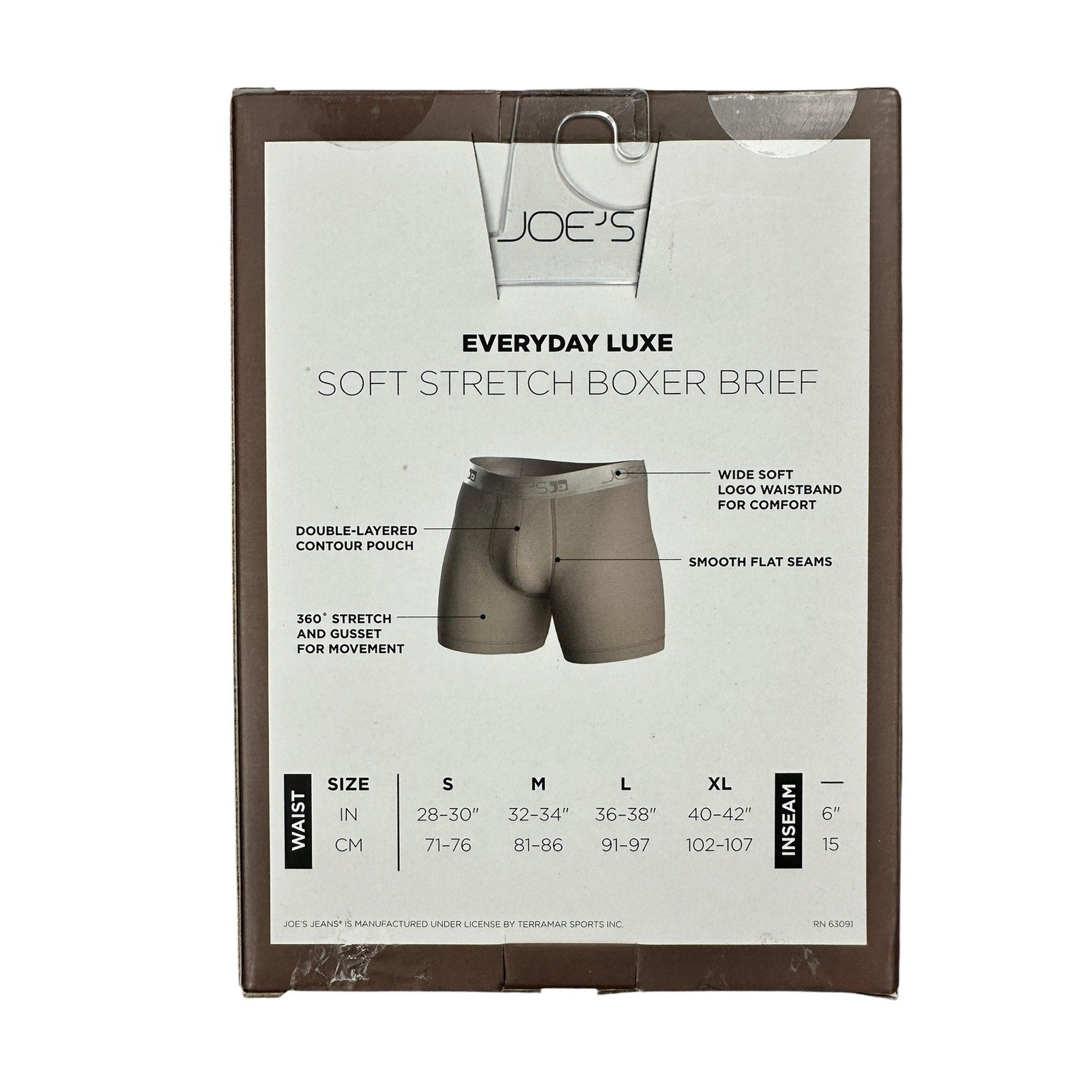 Joe's Jeans Everyday Luxe Soft Stretch Boxer Brief 5-Pack in Gray — Size Large