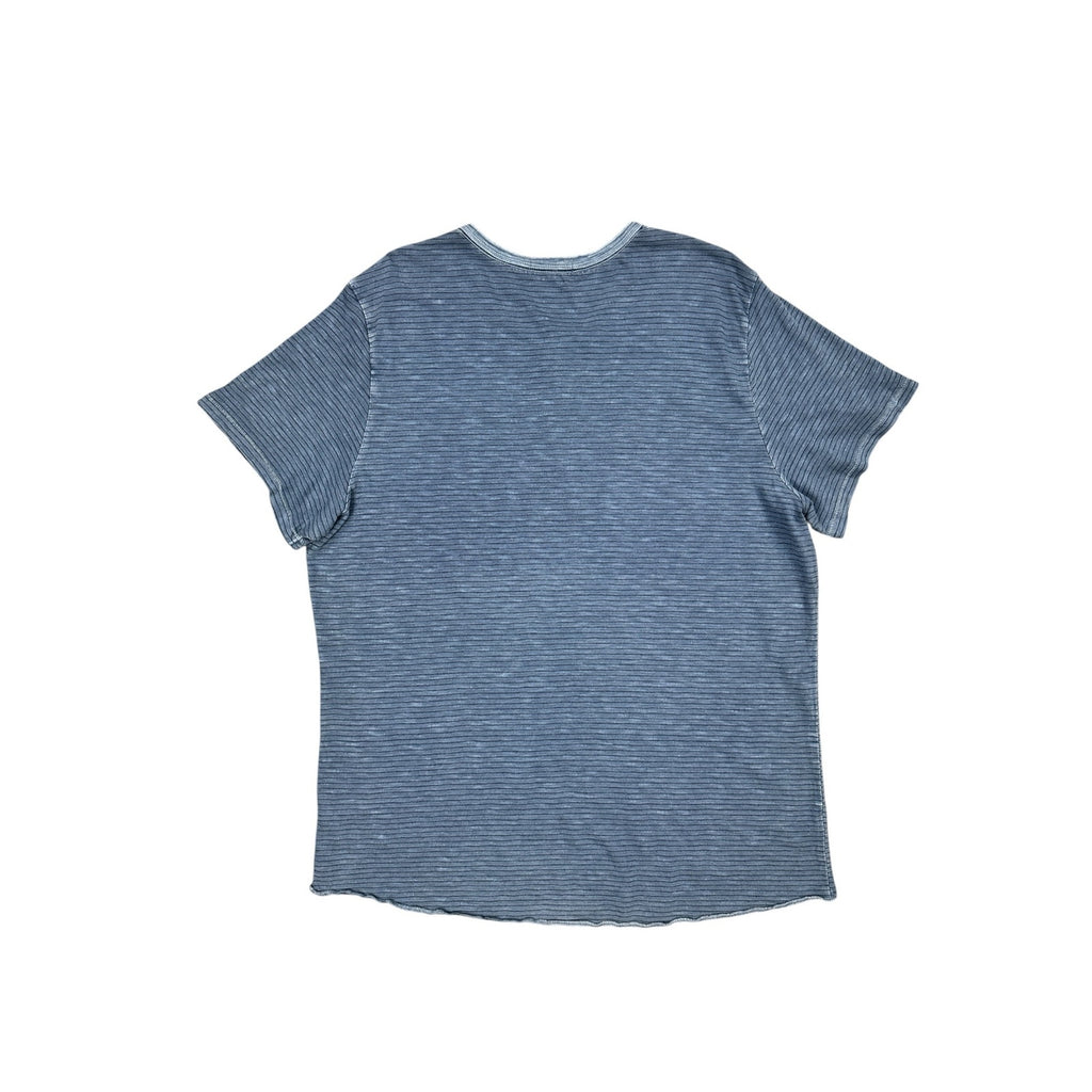 Marine Layer Respun Striped Vintage Washed Short Sleeve Henley Tee — Size XL // Preowned