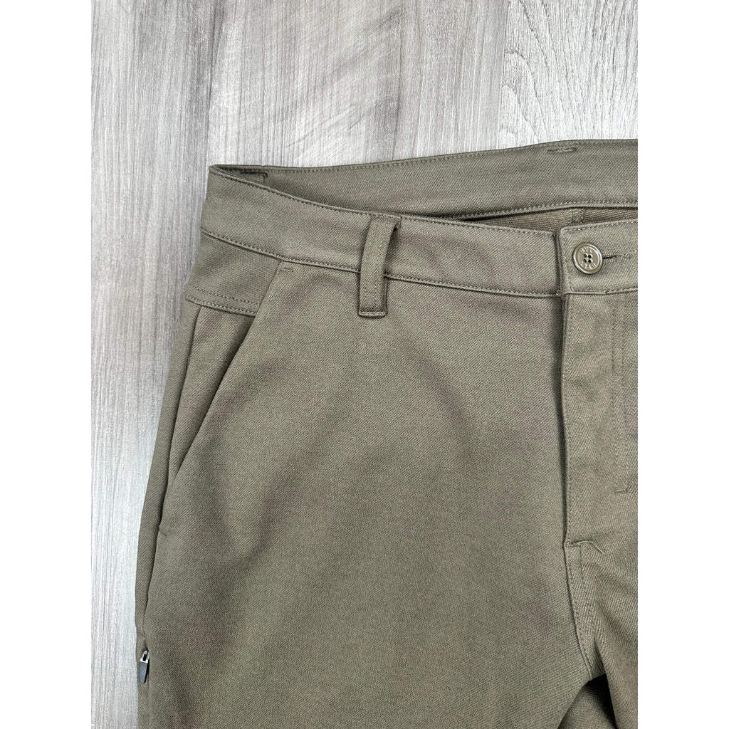 BYLT Coastal Straight Stretch Performance Trouser Pants in Dark Taupe — Size 32 // Preowned
