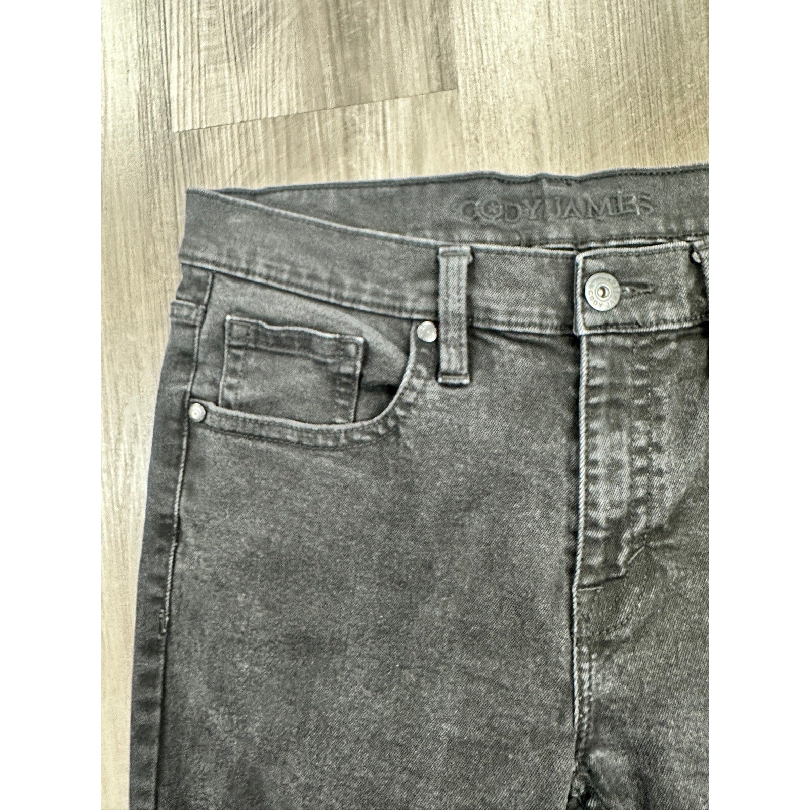 Cody James Jackson Slim Straight Stretch Jean in Night Rider Black — Size 34x32 // Preowned