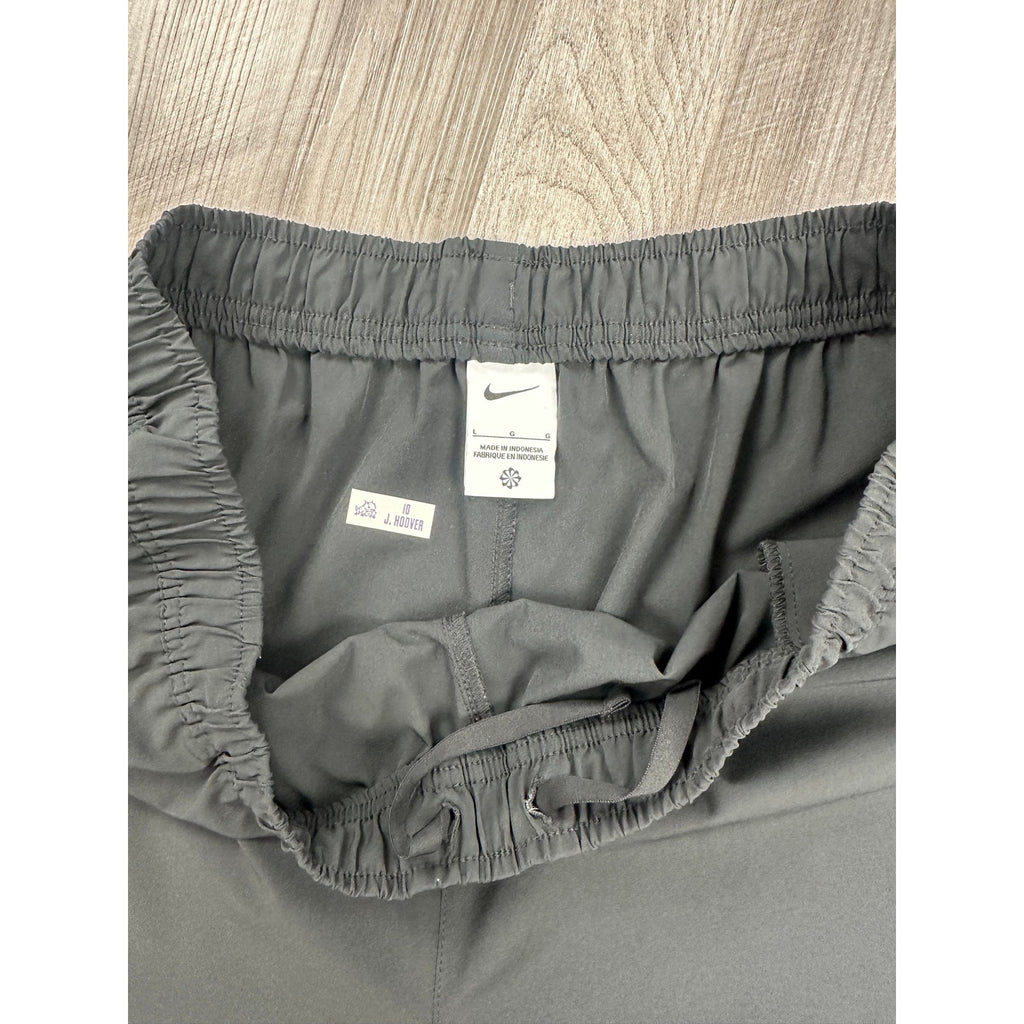Nike TCU Horned Frogs Team Issued Player #10 J. Hoover Performance Pants in Black Gray — Size Large // Preowned