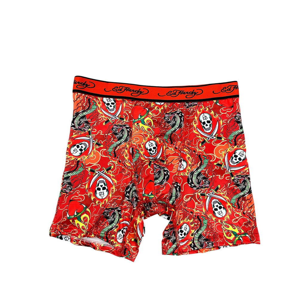 Ed Hardy Performance Boxer Briefs 4-Pack — Size Large