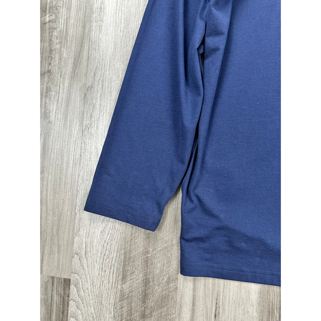 Polo Ralph Lauren Performance Classic Fit Long Sleeve Golf Polo in Navy — Size 2XL