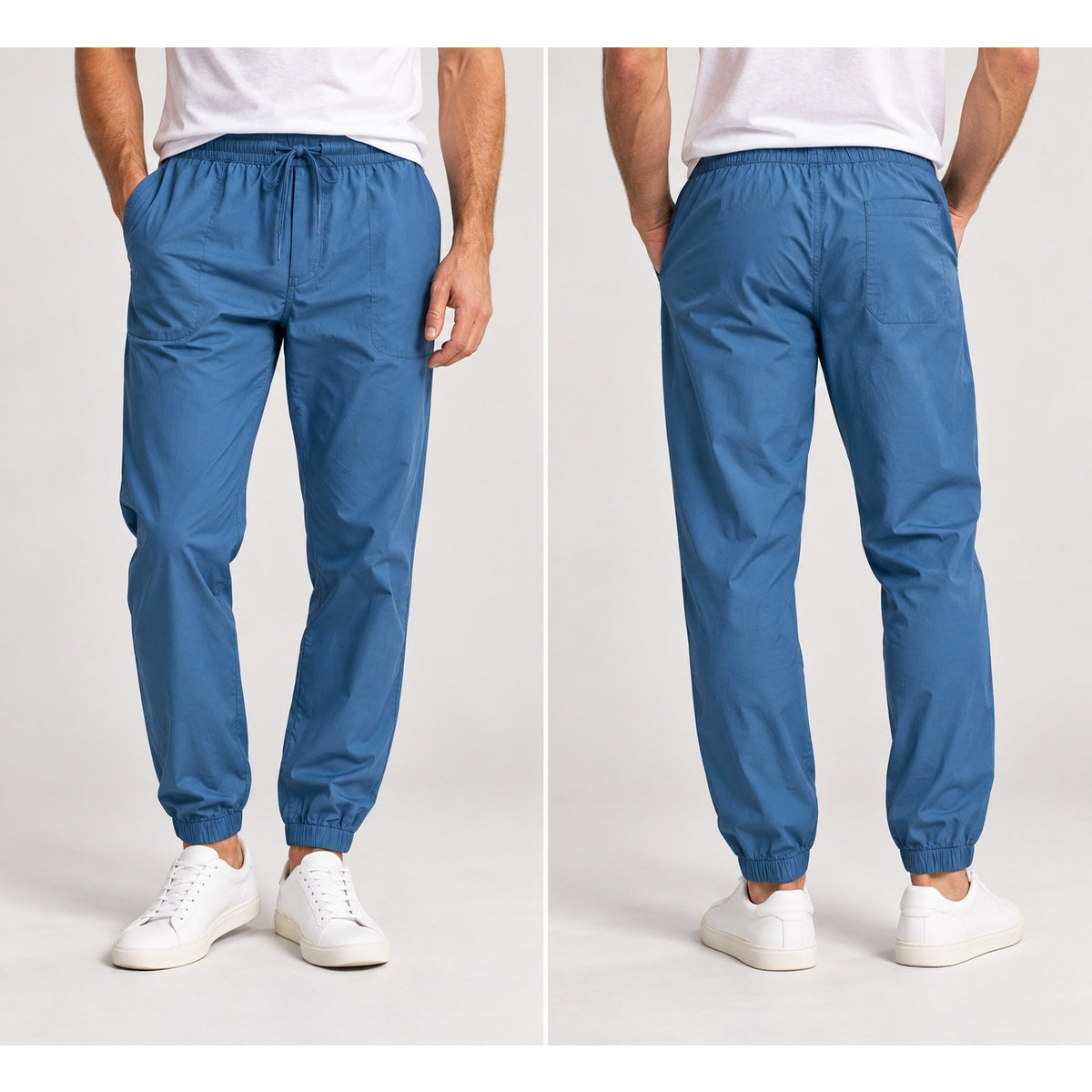COS Fargo Lightweight Cotton Blend Elasticated Drawstring Trouser Joggers — Size Small // Preowned