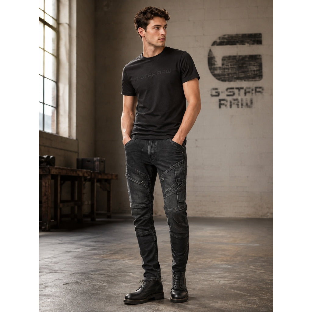 G-Star Raw Airblaze 3D Skinny Loomer Black Stretch Jeans — 30x30