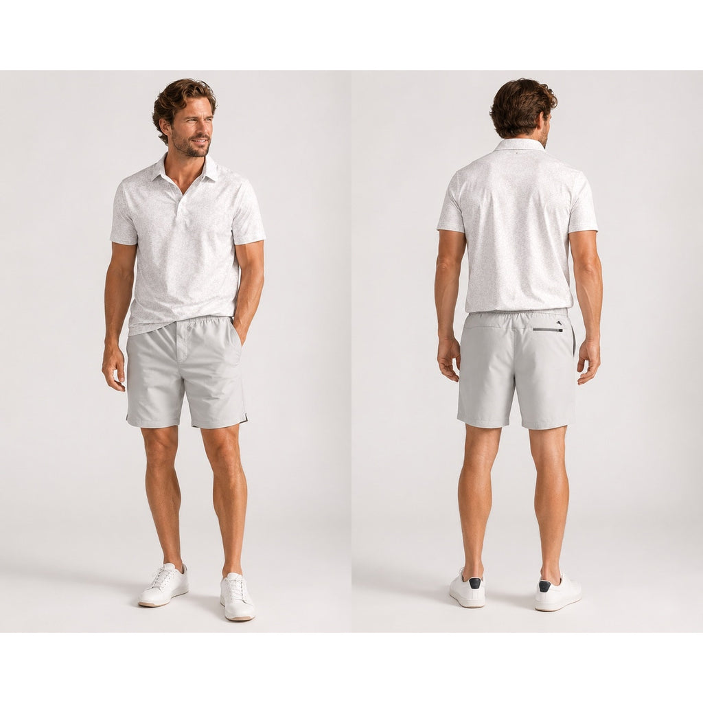Tommy Bahama Chip Shot Pull On Performance Shorts in Gray — Size 2XLB // Preowned