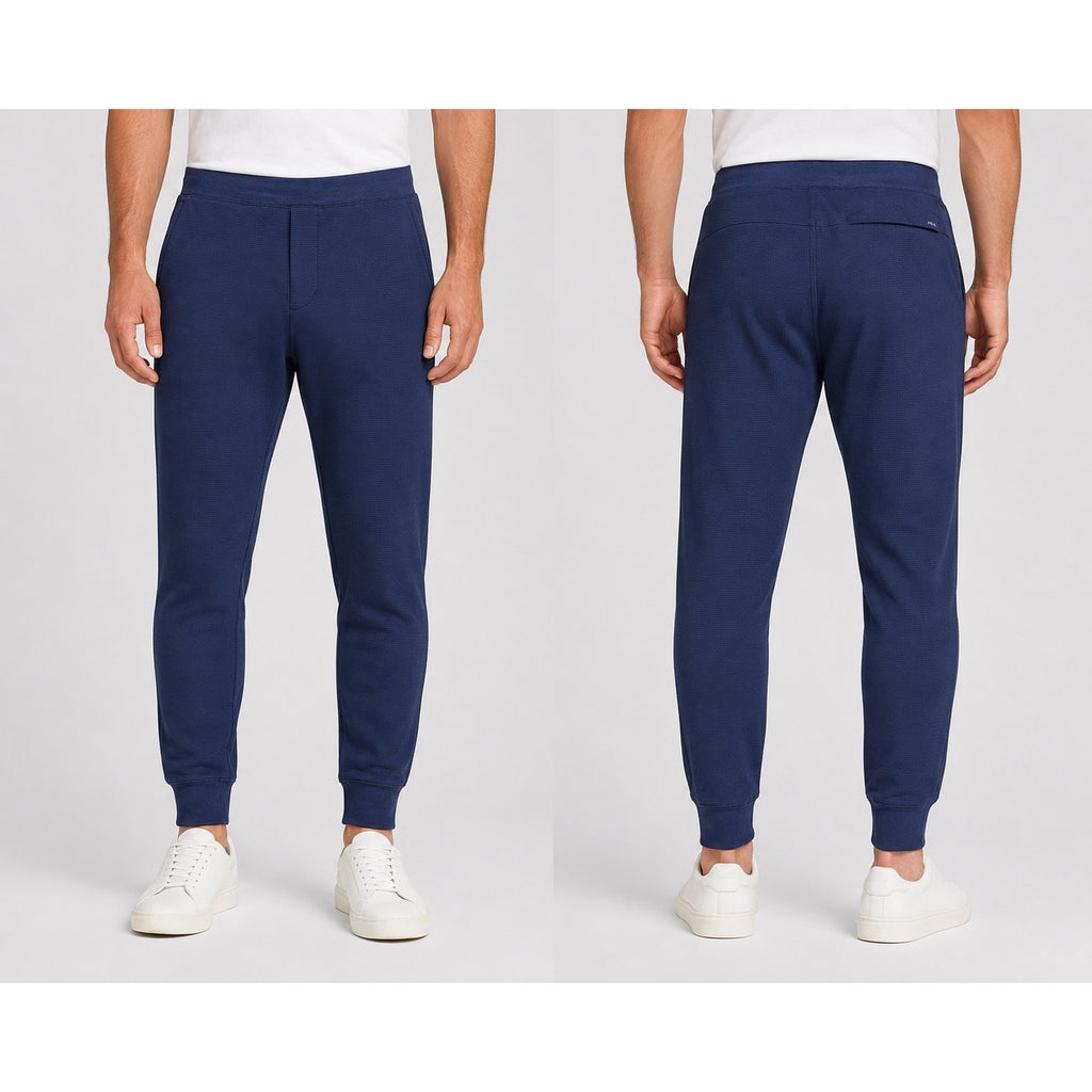 RLX Ralph Lauren Performance Waffle-Knit Jogger Pants in Navy — Size 2XL