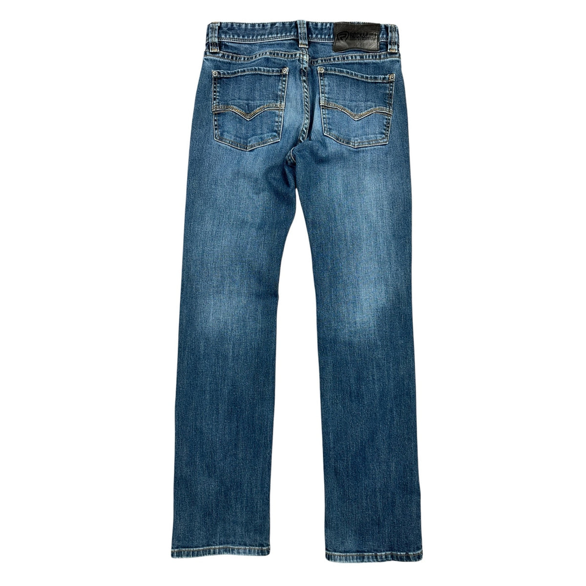 Rock & Roll Denim Revolver Slim Straight Reflex Jeans — Size 29x36 // Preowned