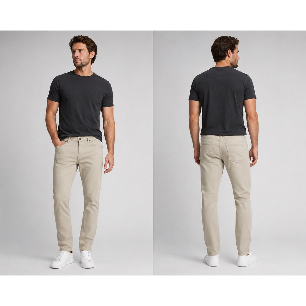 TPJ The Perfect Jean The Denkhaki Slim Thick Fit Jeans in Light Khaki — Size 38x32 // Preowned