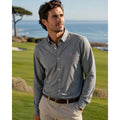 William Murray Performance Golf Long Sleeve Button Down in Gray — Size Small // Preowned