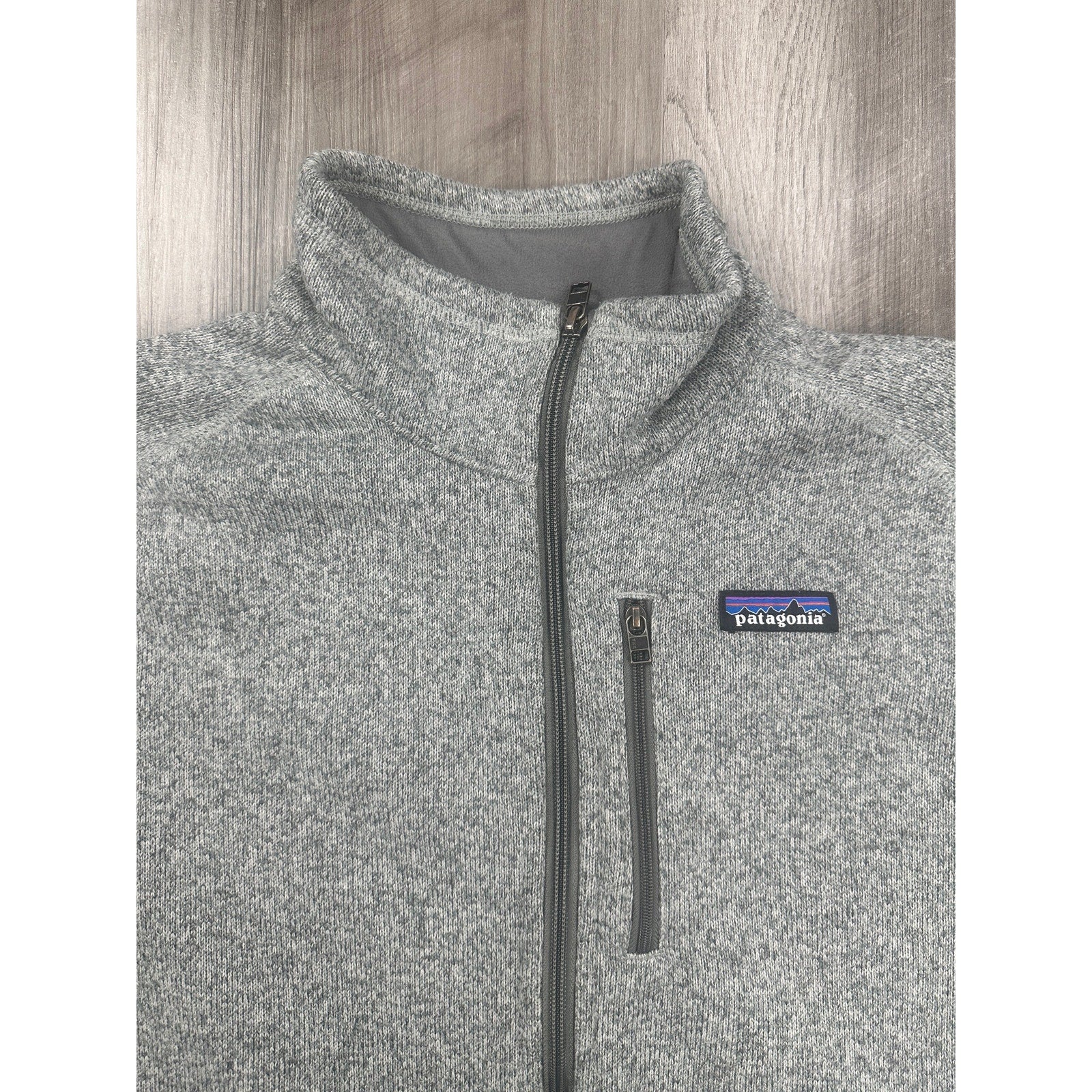 Patagonia Better Sweater Full Zip Fleece Jacket in Heather Gray — Size Large // Preowned