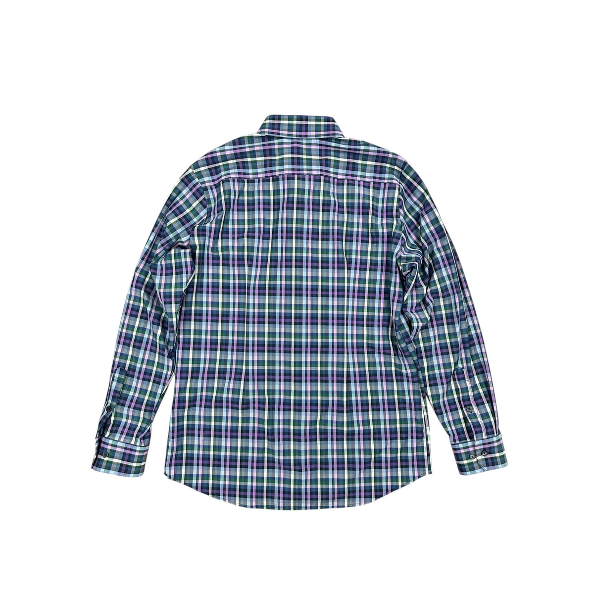 Mizzen+Main Leeward Collection Performance Plaid Trim Fit Long Sleeve Shirt — Size XL // Preowned
