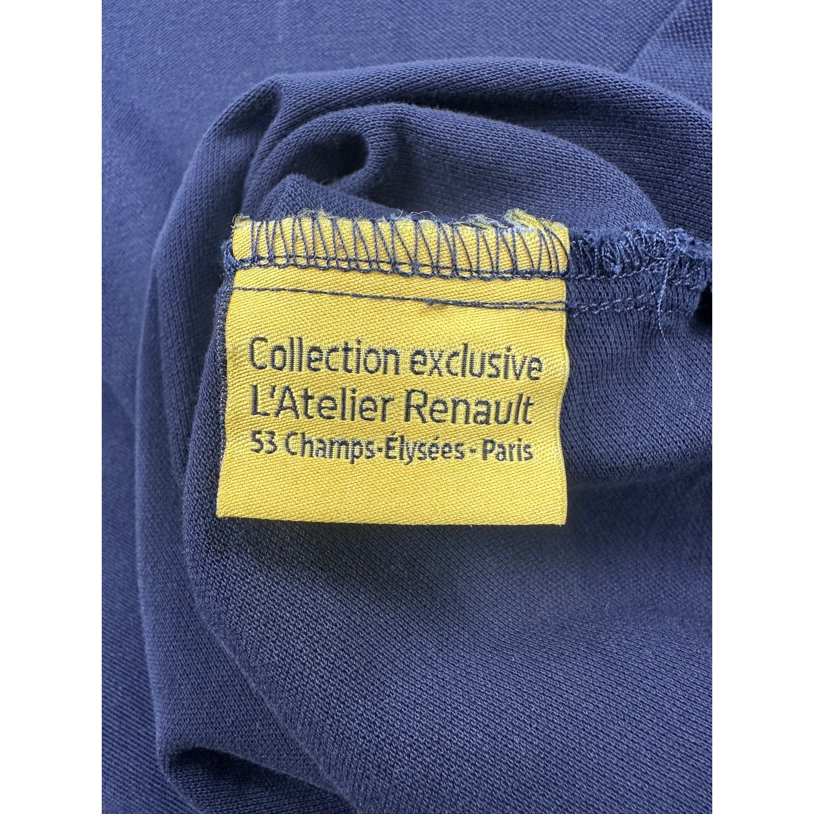 L'Atelier Renault Renault Sport 1977 Polo in Navy — Size Large // Preowned