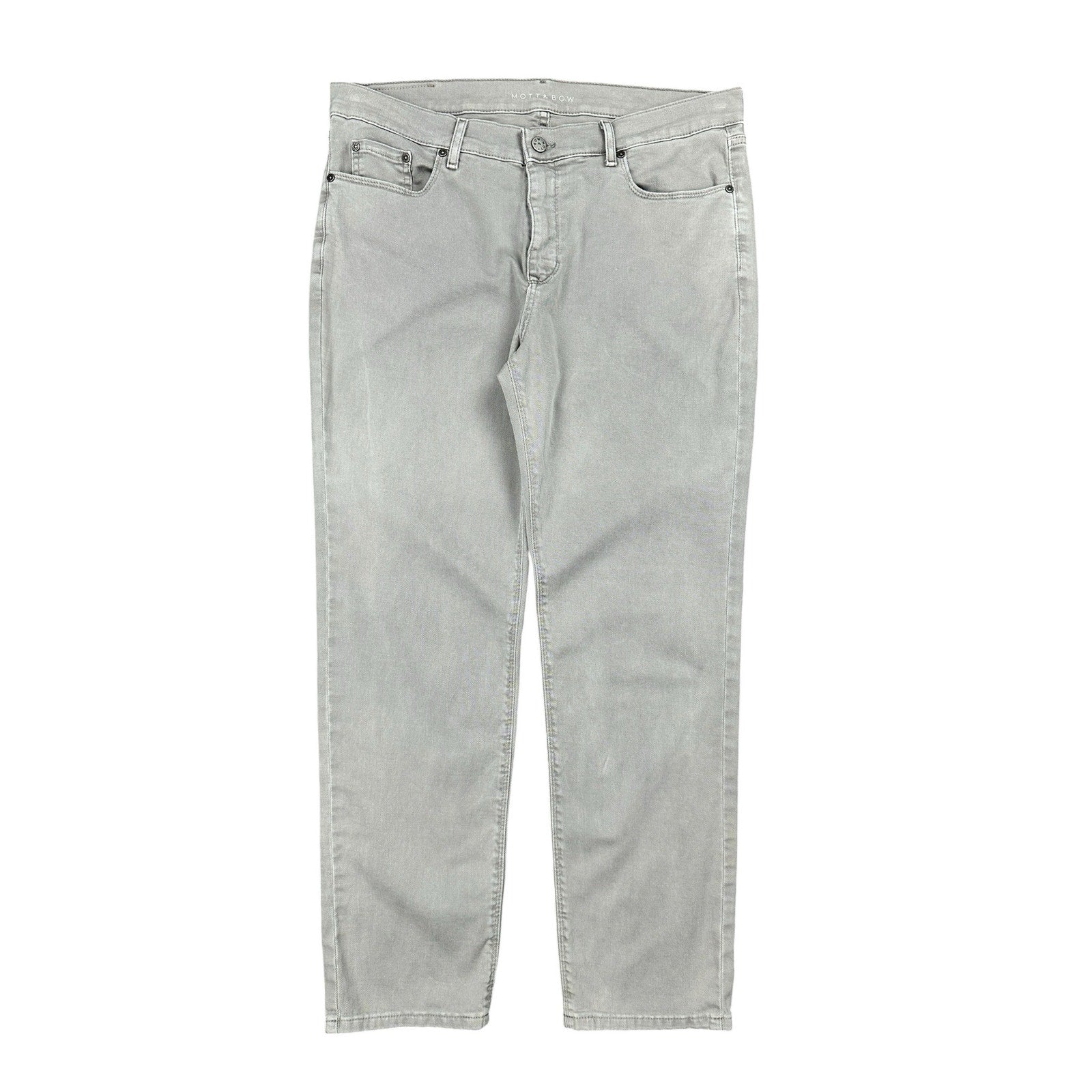 Mott & Bow Slim Mercer Jeans in Gray — Size 34x30 // Preowned
