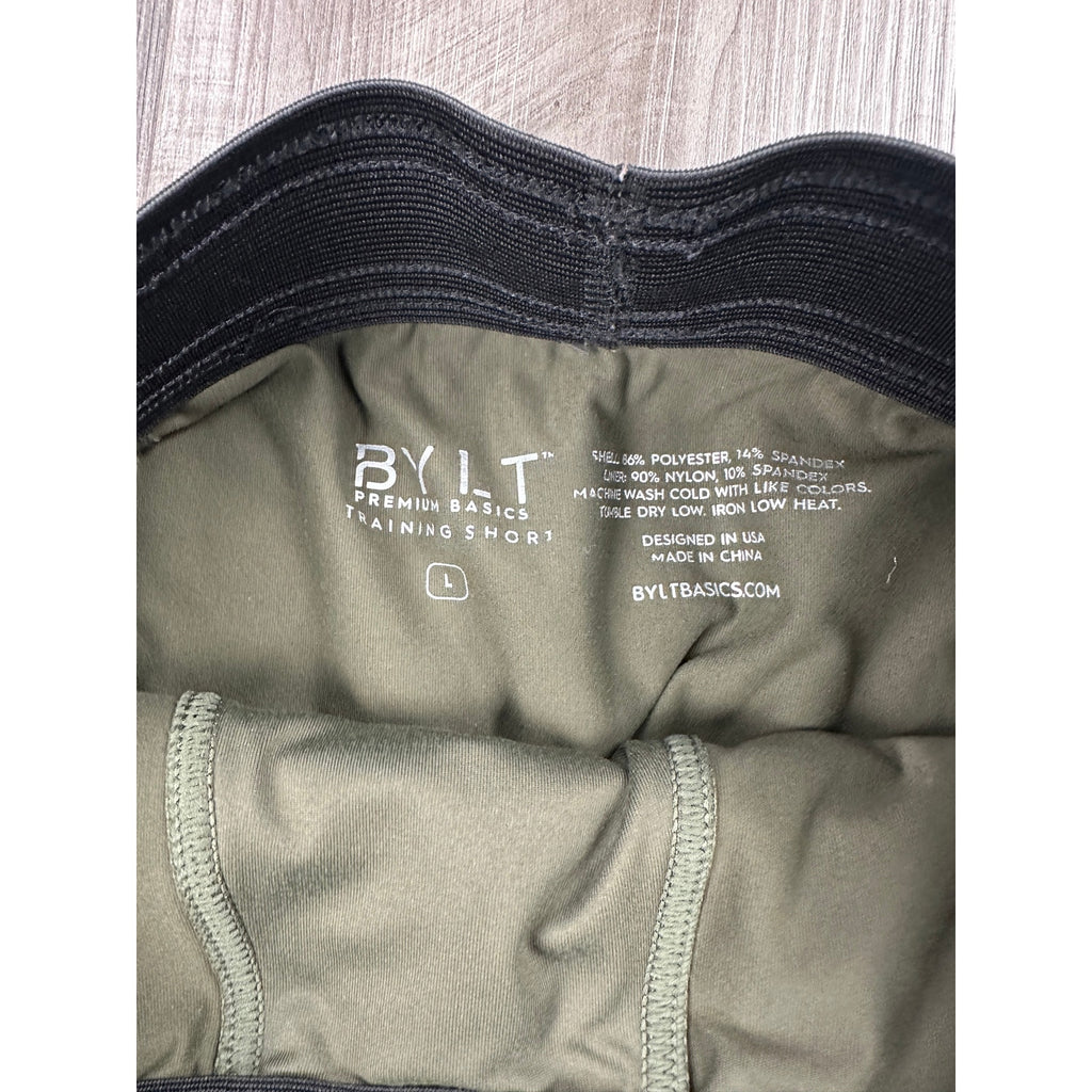 BYLT Lined Training Shorts in Black — Size Large // Preowned