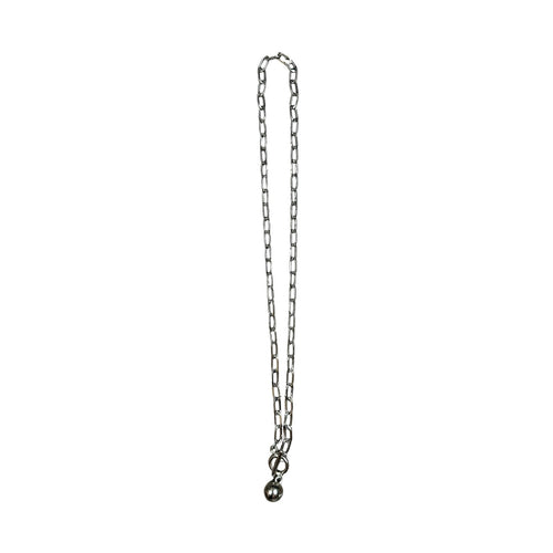 Andrew Christian Ball and Chain Necklace in Silver — One Size